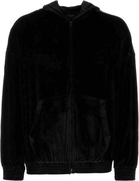 Bluze de trening Balenciaga Velvet Sweatshirt BLACK Barbati (BM 16464990) 1