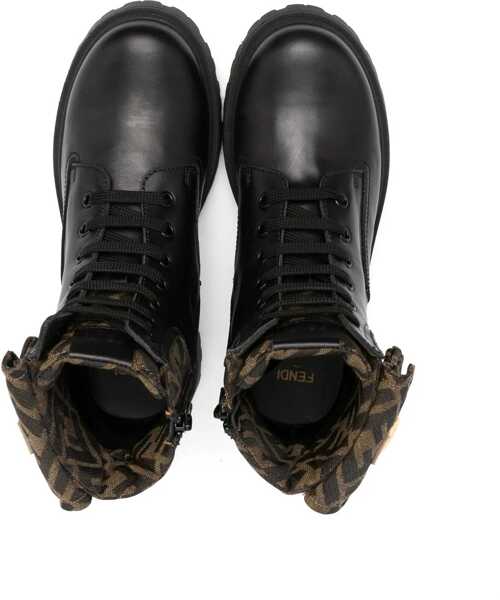 Ghete Fendi Biker Ff BLACK Baieti (BM 16465026) 3