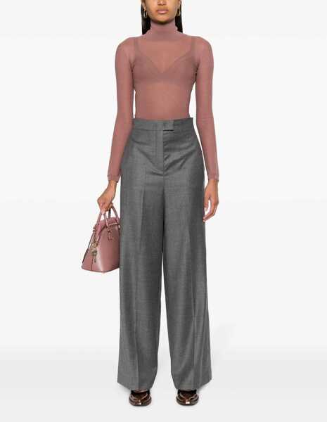 Pantaloni casual Fendi Wool Pants GREY Femei (BM 16465170) 2