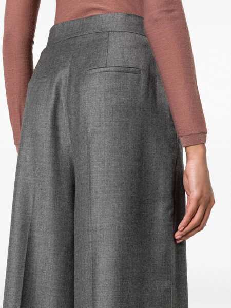 Pantaloni casual Fendi Wool Pants GREY Femei (BM 16465170) 5