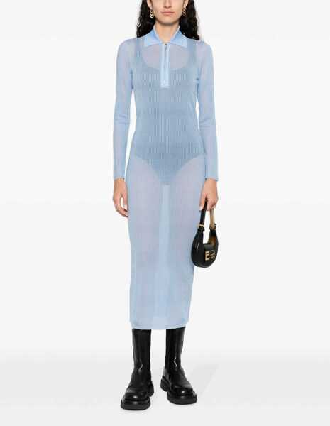Rochii casual Fendi Knit Dress AZURE Femei (BM 16465182) 2