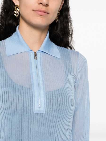 Rochii casual Fendi Knit Dress AZURE Femei (BM 16465182) 5