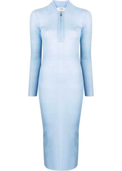 Rochii casual Fendi Knit Dress AZURE Femei (BM 16465182) 1