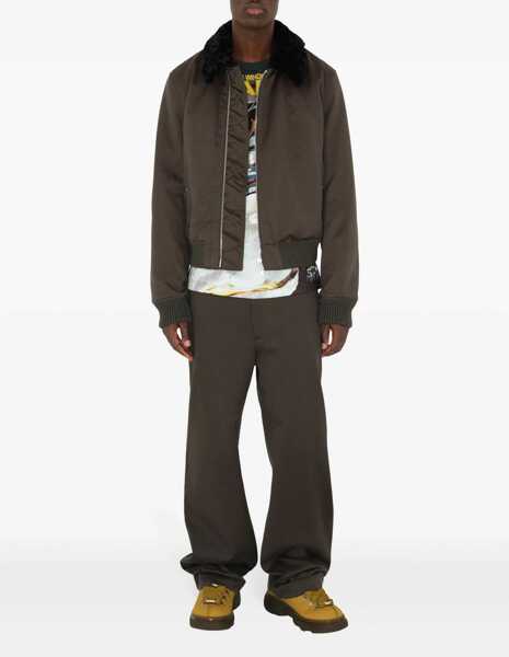 Pantaloni casual Burberry Cotton Pants BROWN Barbati (BM 16465299) 2