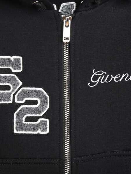 Bluze de trening Givenchy Zipper Hoodie BLACK Baieti (BM 16465317) 3