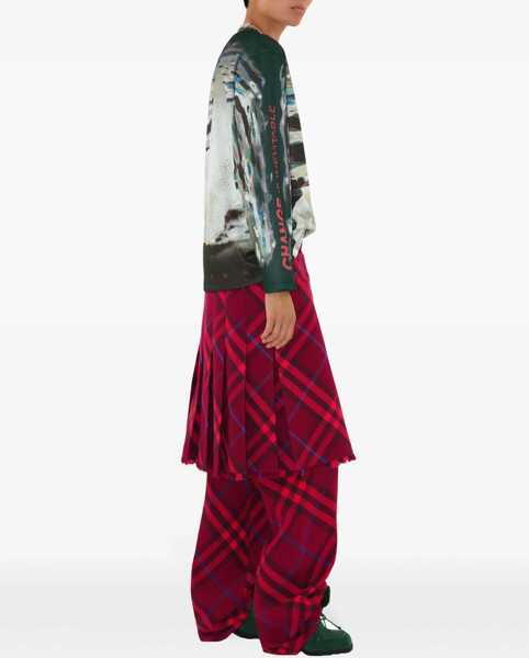 Pantaloni casual Burberry Wool Pants MULTICOLOUR Femei (BM 16465377) 3