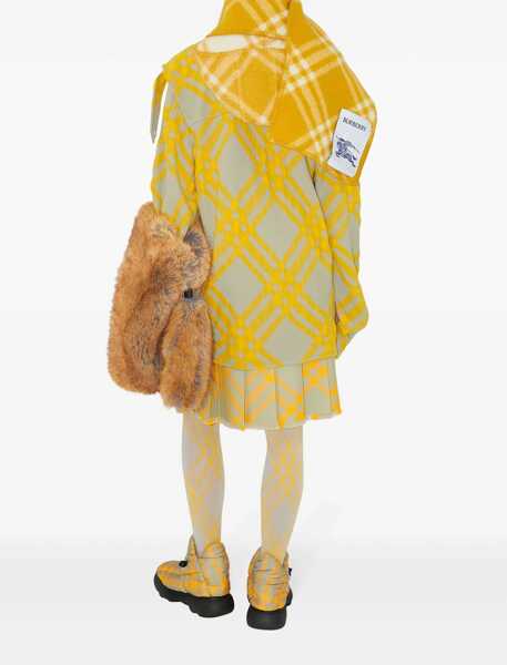 Bluze Burberry Shirt With Check Pattern YELLOW Femei (BM 16465386) 4