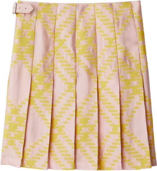 Fuste casual Burberry Check Pattern Skirt MULTICOLOUR Femei (BM 16465389) 2