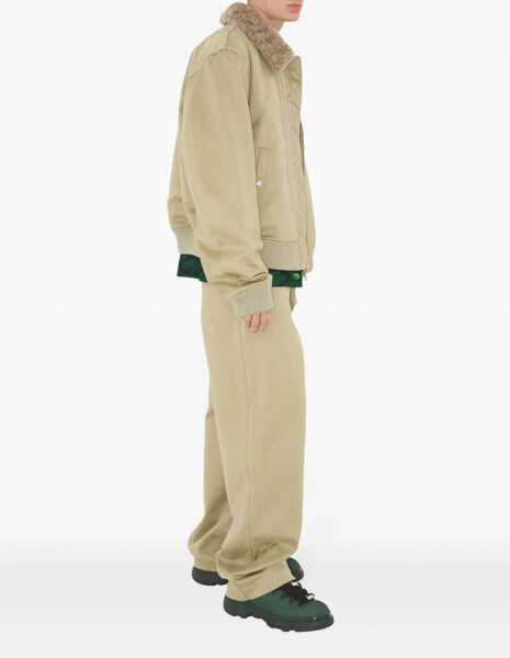 Pantaloni casual Burberry Satin Pants BEIGE Barbati (BM 16465404) 3