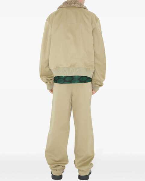 Pantaloni casual Burberry Satin Pants BEIGE Barbati (BM 16465404) 4