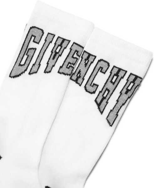 Sosete Givenchy Logo Socks WHITE Baieti (BM 16465419) 3