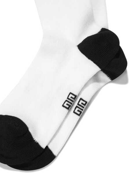 Sosete Givenchy Logo Socks WHITE Baieti (BM 16465419) 4