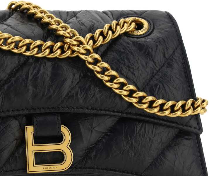 Genti de umar Balenciaga Crush Small Bag BLACK Femei (BM 16465533) 4