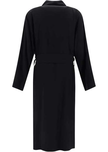 Paltoane Balenciaga Belted Trench Coat BLACK Barbati (BM 16465683) 2