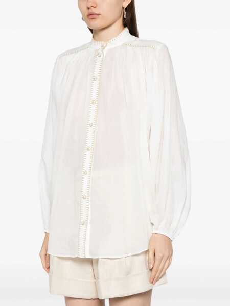Bluze ZIMMERMANN Junie Billow Shirt IVORY Femei (BM 16465716) 3