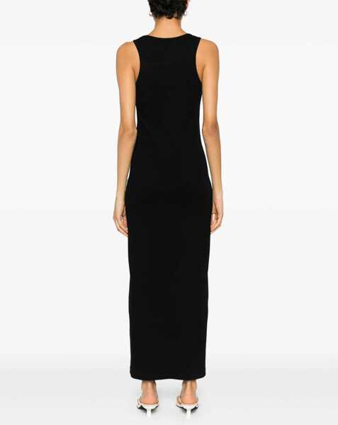 Rochii casual Givenchy Ribbed Dress BLACK Femei (BM 16465728) 4