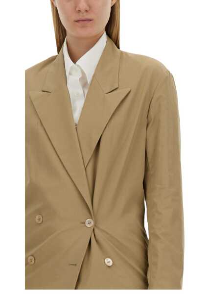 Bluze Dries Van Noten Double-Breasted Shirt BEIGE Femei (BM 16465806) 4