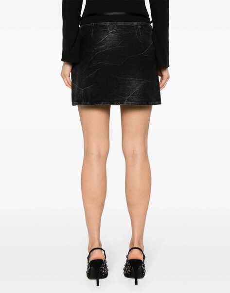 Fuste casual Givenchy Voyou Wrap Skirt BLACK Femei (BM 16465854) 4