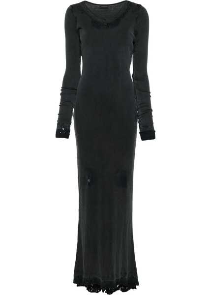 Rochii casual Balenciaga Long Dress BLACK Femei (BM 16465857) 1