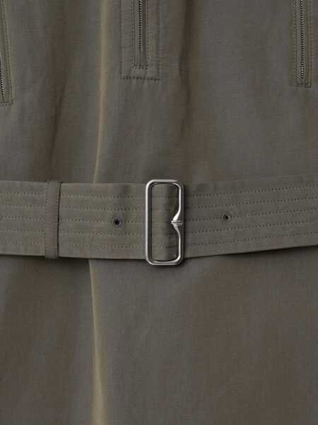 Rochii casual Burberry Linen Dress CHARCOAL Femei (BM 16465902) 3