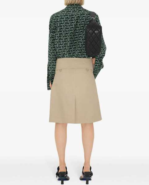 Fuste casual Burberry Trench Skirt BEIGE Femei (BM 16465929) 4