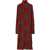 Burberry Check Wool Blend Dress RED