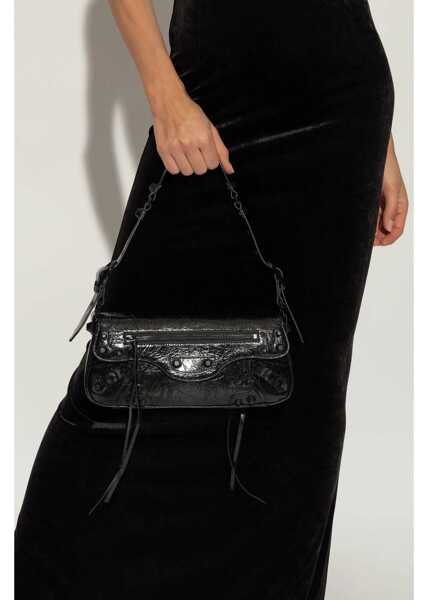 Genti de umar Balenciaga Le Cagole Small Shoulder Bag BLACK Femei (BM 16466388) 2