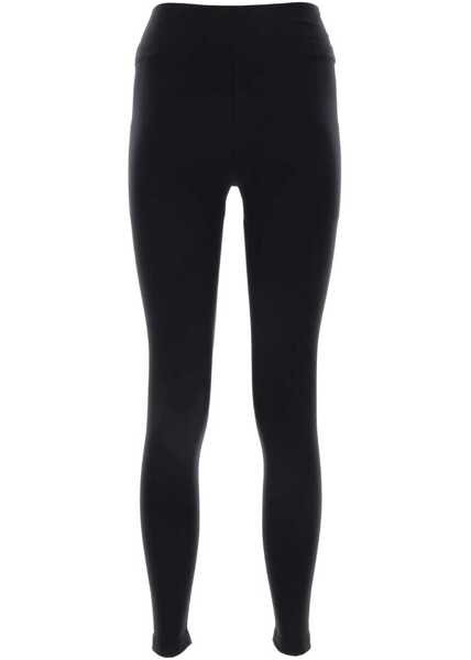 Pantaloni casual Balenciaga Leggings With Logo BLACK Femei (BM 16466412) 2