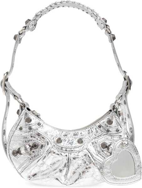 Genti de umar Balenciaga Le Cagole Xs Shoulder Bag SILVER Femei (BM 16466553) 1