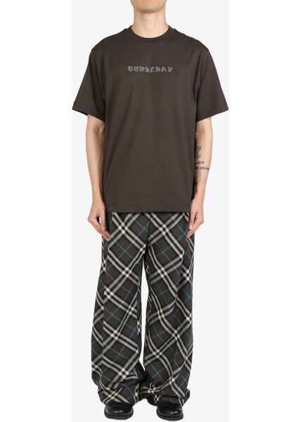 Tricouri Burberry T-Shirt With Logo MULTICOLOUR Barbati (BM 16466802) 4