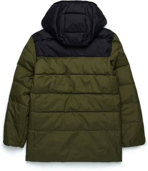 Jachete Diesel Two-Tone Quilted Julps Jacket With Contrasting Logo Black Baieti (BM 16467702) 2