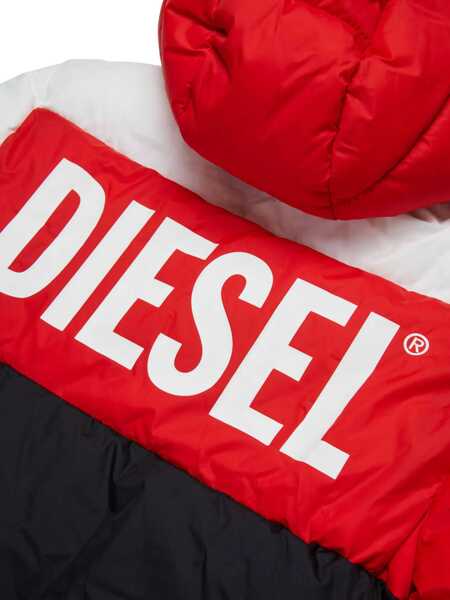 Jachete Diesel Color Block Jsels Jacket With Hood Red Baieti (BM 16467711) 4