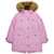 Diesel Padded Jperts Utility Jacket With Faux Fur Detail Pink