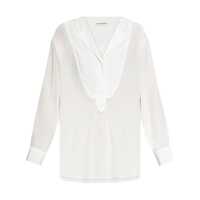 Bluze By Malene Birger Fayette Silk-Blend Shirt Femei