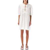 Rochii Ganni Tie String Mini Dress Femei