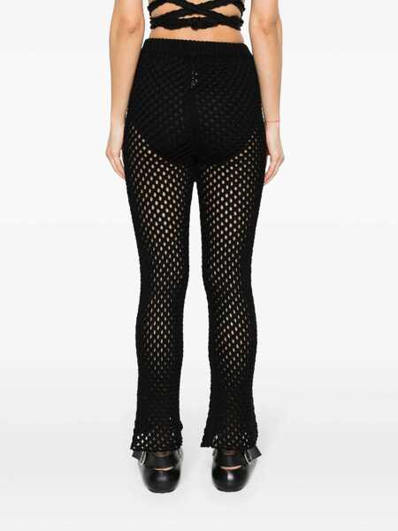 Pantaloni casual ALANUI Alanui Knitted Trousers Black Femei (BM 16470720) 4