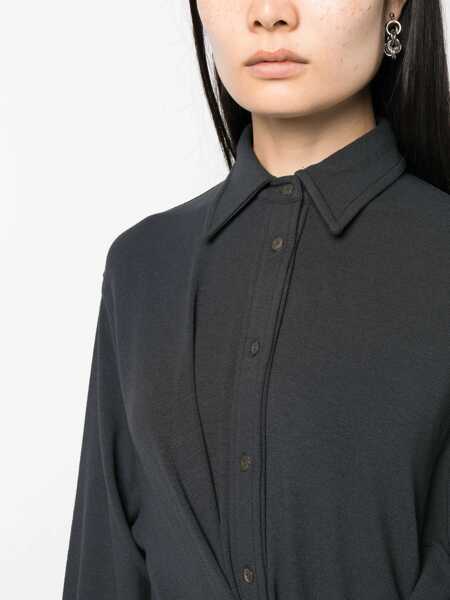 Rochii Y/PROJECT Y/Project Shirtdress GREY Femei (BM 16471371) 5