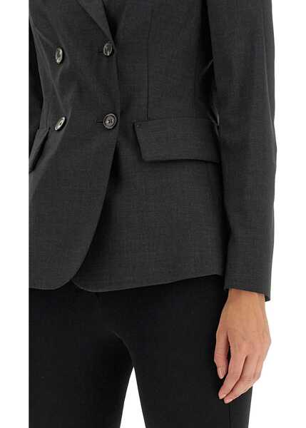 Sacouri Max Mara Double-Breasted Jacket CHARCOAL Femei (BM 16471443) 4