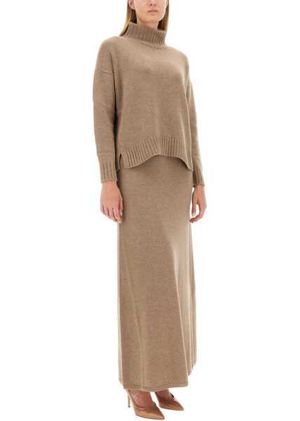 Pulovere casual Max Mara Turtleneck Shirt BEIGE Femei (BM 16471446) 2