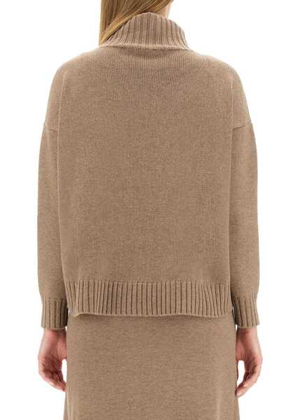 Pulovere casual Max Mara Turtleneck Shirt BEIGE Femei (BM 16471446) 3