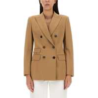 Sacouri Double-Breasted Blazer Femei