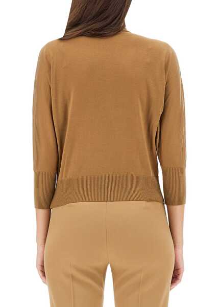 Pulovere casual Max Mara Wool Jersey. BEIGE Femei (BM 16471473) 3