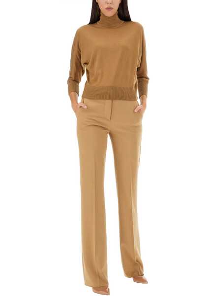 Pantaloni casual Max Mara Straight Leg Pants BEIGE Femei (BM 16471479) 2