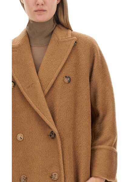 Paltoane Max Mara Coat Charon BEIGE Femei (BM 16471488) 4
