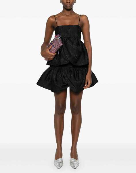 Fuste casual ROTATE Birger Christensen Mini Jacquard Skirt BLACK Femei (BM 16471590) 2