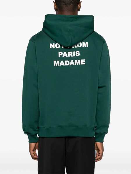 Bluze de trening DRLE DE MONSIEUR Slogan Sweatshirt GREEN Barbati (BM 16471605) 4