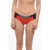 Karl Lagerfeld Two-Tone Sport Bikini Bottom With Logoed Elastic Band On The Black
