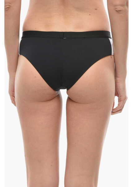 Costume de baie intregi Karl Lagerfeld Two-Tone Sport Bikini Bottom With Logoed Elastic Band On The White Femei (BM 16472049) 2