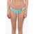 Karl Lagerfeld Tie-Dye Effect Bikini Bottom With Cut-Out Details Light Blue