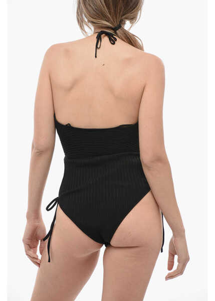 Body-uri ANDREADAMO Off-The-Shoulder Bodysuit With Rear Cut-Out Detail Black Femei (BM 16472076) 2